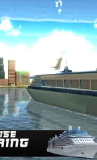 Simulador de navio cruzeiro - barco estacionamento 3