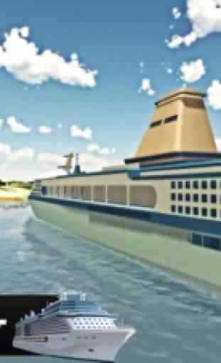 Simulador de navio cruzeiro - barco estacionamento 4