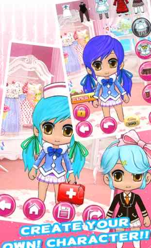 Jogos De Personagem Chibi Vestir Para Meninas Adolescentes E Crianças Grátis - Kawaii estilo linda princesa criador e anime bonito para menina 1
