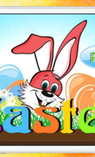 Easter Egg Kids Coloring Book Pages Game 1