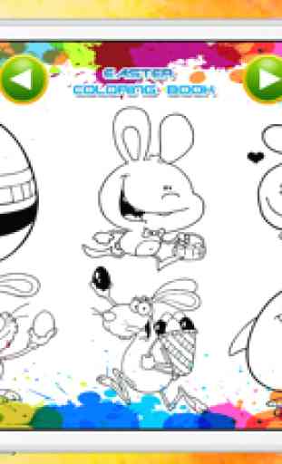 Easter Egg Kids Coloring Book Pages Game 2