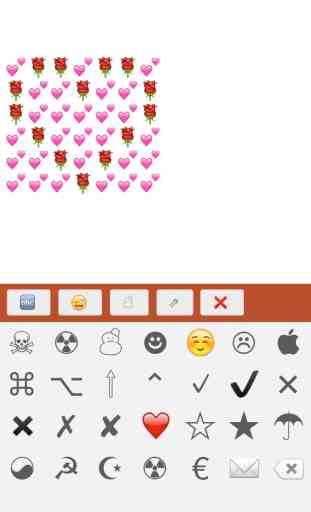 Emoji editor de arte - gratuitos emoticons fotos unicode para sms, e-mail 3