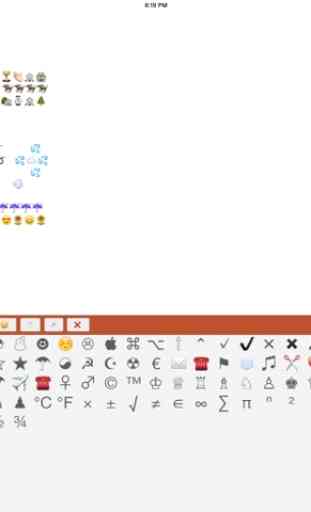 Emoji editor de arte - gratuitos emoticons fotos unicode para sms, e-mail 4