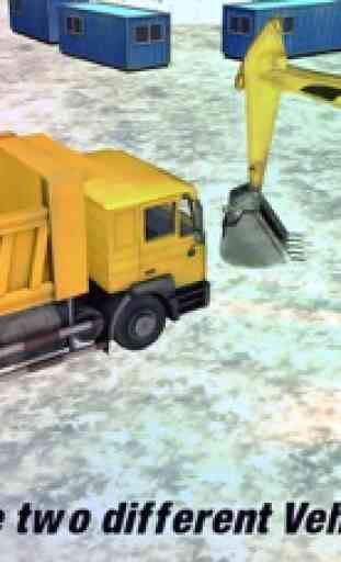 Extrema Neve escavadora Trator Jogo 3D Simulator - Caminhões Pesados e carregador de máquina 4