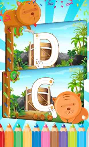 Sorteio De Fácil Alfabeto Inglês Abc Jogos De Educação Livro De Colorir Para Crianças 3