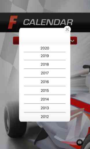Formula 2020 Calendário 3
