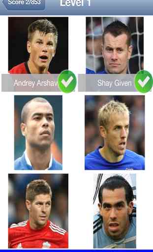 Futebol Quiz - UK jogadores de futebol Jogo Faces (Free Version) 2
