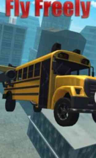 Voando Car Simulator 3D: conluio Bus 1
