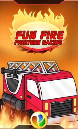 Bombeiros Divertido Jogo de Raça - Fun Fire Fighters Racing Game 1