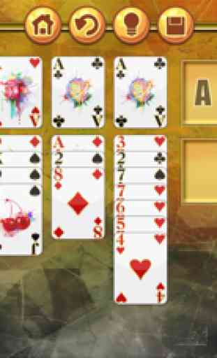 Forty Thieves Solitaire Hearts & Spades Patience 1