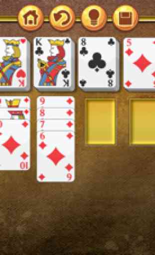 Forty Thieves Solitaire Hearts & Spades Patience 3