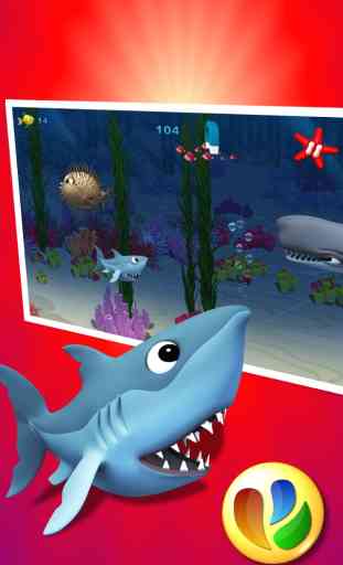 Funny Shark Game - divertido jogo de tubarão 2