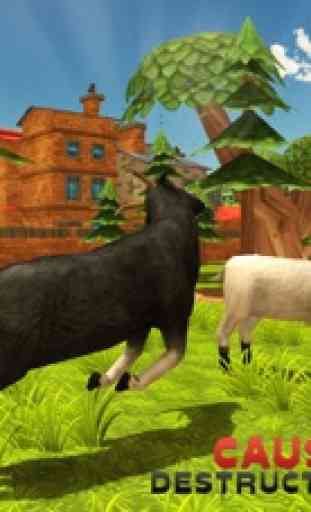 Cabra Simulator 3D - A Rampage Goats In the City 3