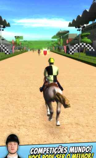 Corrida Equestre Grátis - Jogo de Saltos & Corridas de Cavalos 3D 4