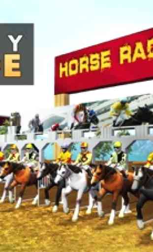 Horse Racing Simulator 3D - Virtual Horseback Jogo equitação 1