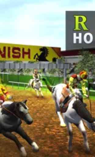 Horse Racing Simulator 3D - Virtual Horseback Jogo equitação 2