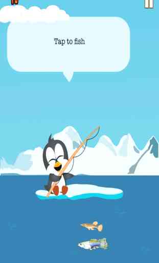 Pinguim Pescador-Aventura da Ilha Polar de Cortar Gratuito 3