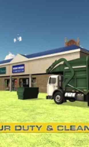 Ferro-velho simulador de caminhão de lixo - Drive lixo e recolher o lixo da cidade grande 1