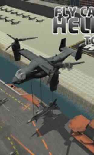 Jet Navio Transportador de Simulador - Aviões cargueiros exército de carga e vela ferry boat 1