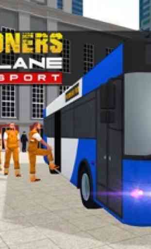 Prisioneiros da prisão Avião Transporter 3D - Flight Criminal Jogo de Simulação 1