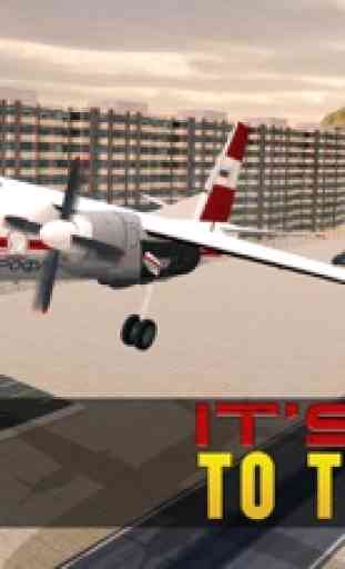 Prisioneiros da prisão Avião Transporter 3D - Flight Criminal Jogo de Simulação 4