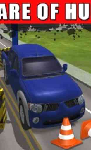 Jeep Drive tráfego do estacionamento Driving Simulator Car 4