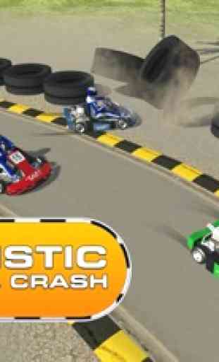 Simulador corrida kart e unidade extrema drift 2
