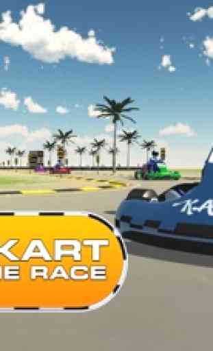 Simulador corrida kart e unidade extrema drift 3