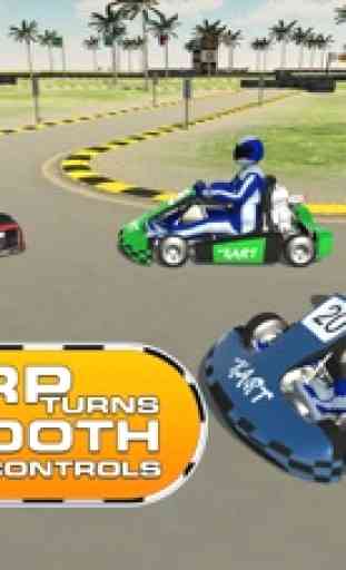 Simulador corrida kart e unidade extrema drift 4