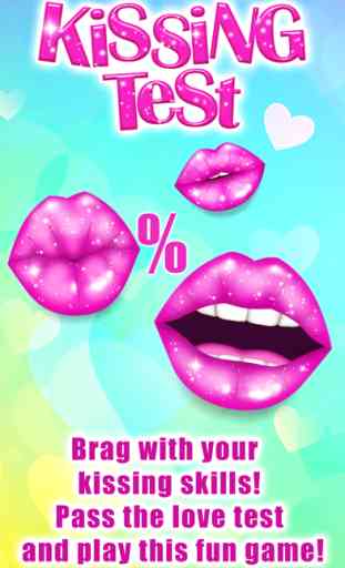 Jogo de Beijar Teste de Amor + Analisador de Brincadeira para Menino.s e Menina.s com Melhor Beijo.s Medidor 1