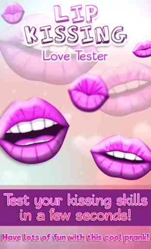 Lábios beijo amor teste - Avaliar se com analisador e enganar pessoas com resultados 1