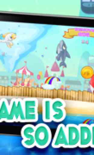 Pouco traço Unicorn Magic: My Pretty Pony Princesa vs jogo Ataque Tornado Tubarão - FREE Multiplayer 3