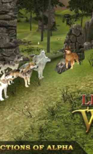 Lobo: lobos à caça de vida simulador alimentam e c 1