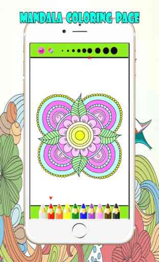 Mandalas e flores para colorir livro para adultos : Melhor Colour Therapy alívio de tensões gratuito 3
