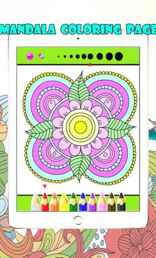 Mandalas e flores para colorir livro para adultos : Melhor Colour Therapy alívio de tensões gratuito 4