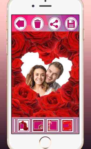 Molduras para fotos de amo - criar cartões postais com fotos de amor romântico 1