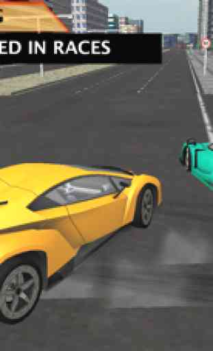 Lux Turbo corridas de carros e simulador de condução 3