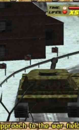 Militar tanque motorista simulador 3D - combate no campo de batalha blindado e destruir a máquina de guerra do inimigo 4