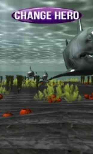 Turfa tubarão u-boat agressão - Banir o terrível cação submarino 3D 3