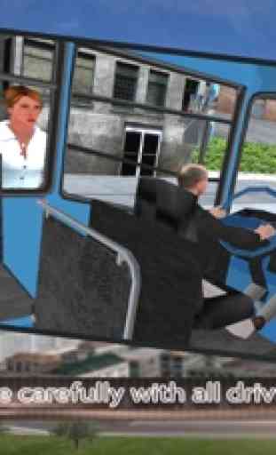 3d moderna cidade motorista de ônibus: jogo de sim 1