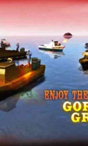 Marinha Polícia Ataque Barco - Barco à Vela real do Exército e Chase Simulator Jogo 4