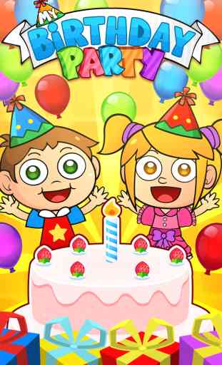 My Birthday Party - Bolo, Balões e Presentes para Crianças Todo Dia 1