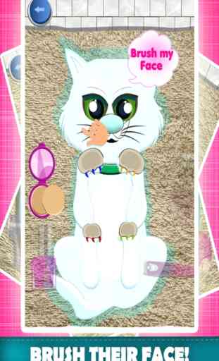 My Pet Kitty Cuidados Wash & Dressup Makeover Salon Adventure - Jogos grátis para crianças 2