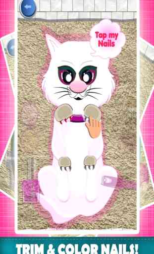 My Pet Kitty Cuidados Wash & Dressup Makeover Salon Adventure - Jogos grátis para crianças 3