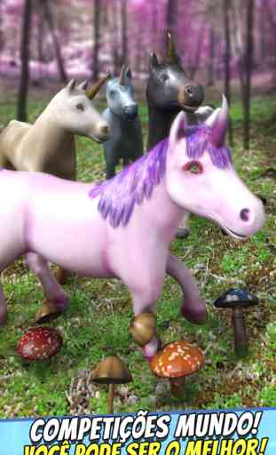 My Unicorn Horse Riding . Jogo da Corridas de Unicórnios para Crianças Gratuito 3
