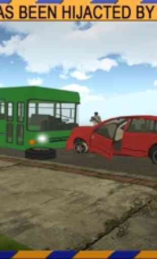 Ônibus Montanha de condução e ladrões perigosos ataque - Escape e soltar seus passageiros em segurança 1