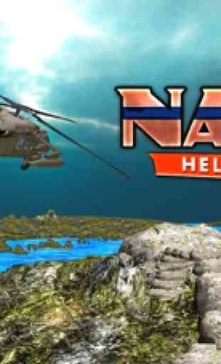 Marinha Helicóptero Gunship Warfare - WW2 Battlefi 1