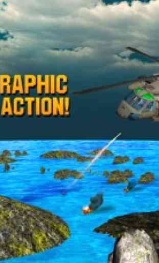 Marinha Helicóptero Gunship Warfare - WW2 Battlefi 2