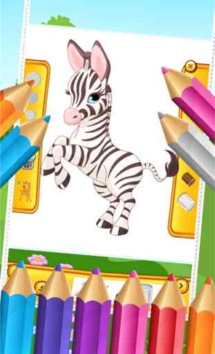 Meu Zoo Animal Friends Desenhe Coloring Book World for Kids 1