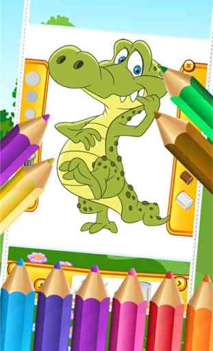 Meu Zoo Animal Friends Desenhe Coloring Book World for Kids 2